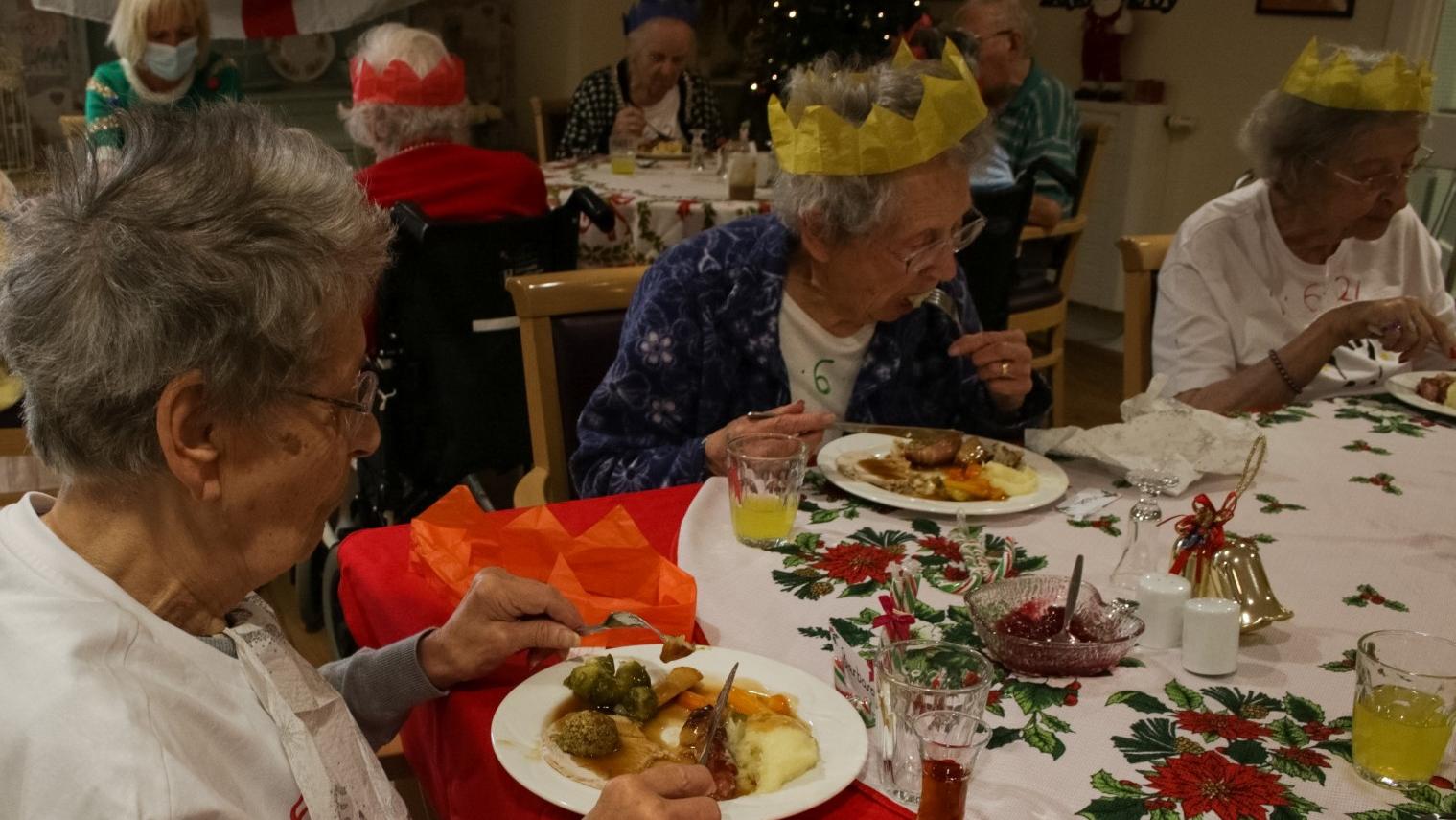 Lincoln care home Boultham Park House celebrates Christmas in June OSJCT